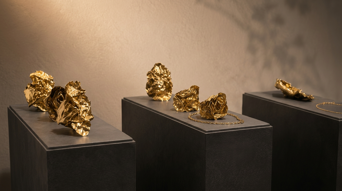 Fundición de metal en taller artesanal